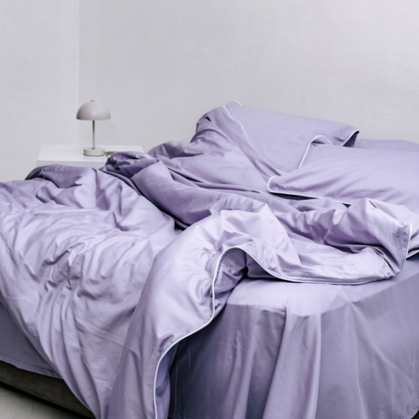 Lavender with white trim