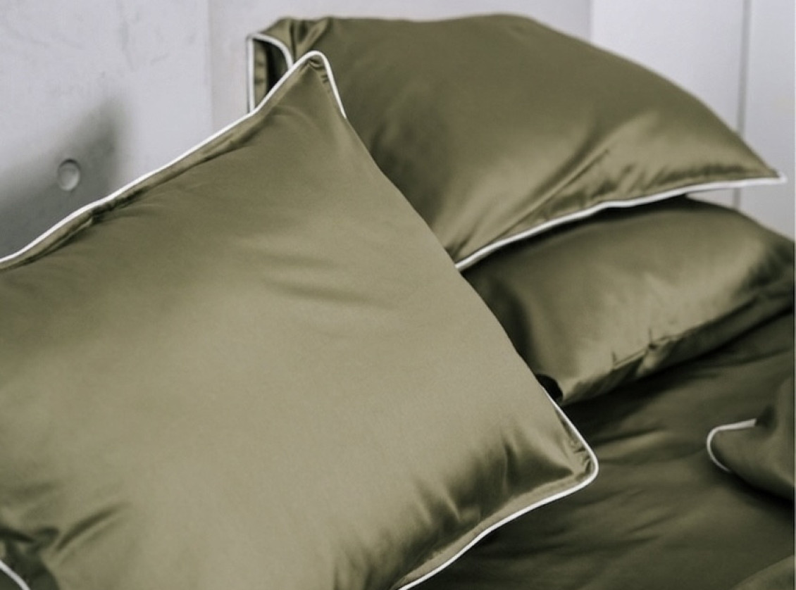 Khaki with white trim №3