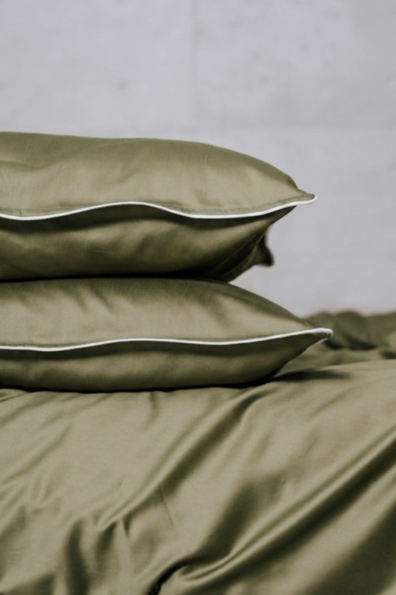 Khaki with white trim №4