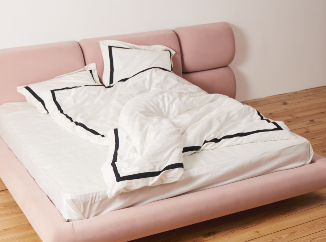 Milk with wide black trim №6