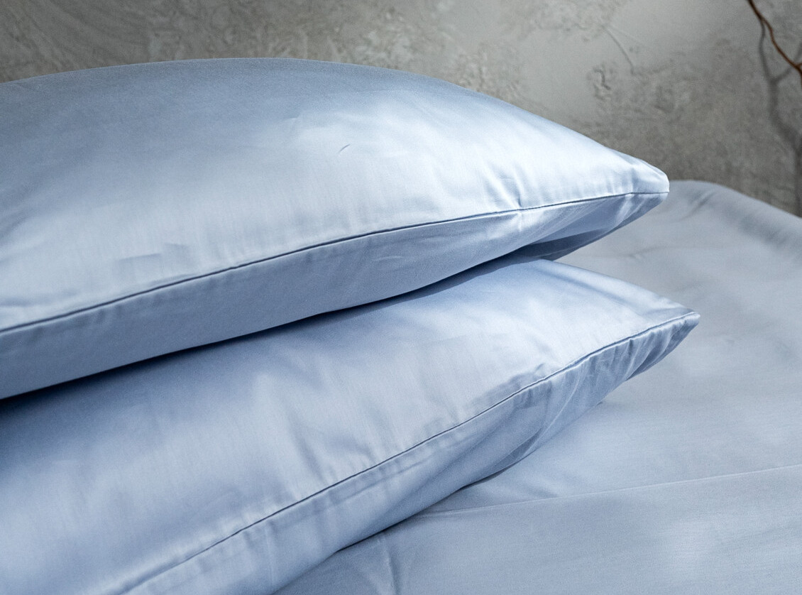 Pillowcase Sateen Luxe Light Blue №1