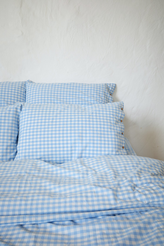 Light blue gingham №5