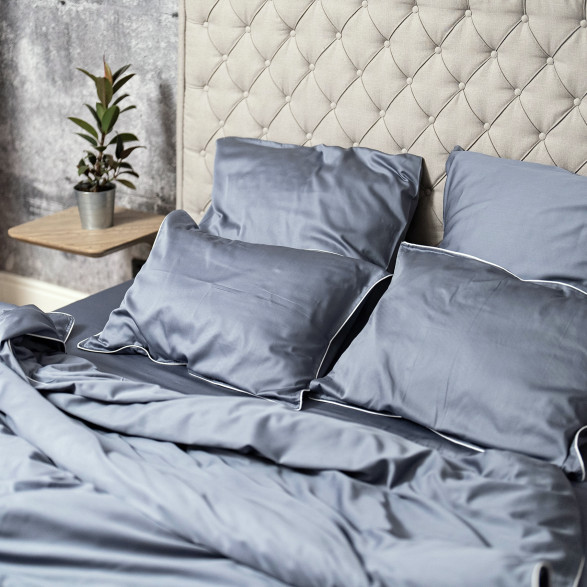 Metallic with white trim