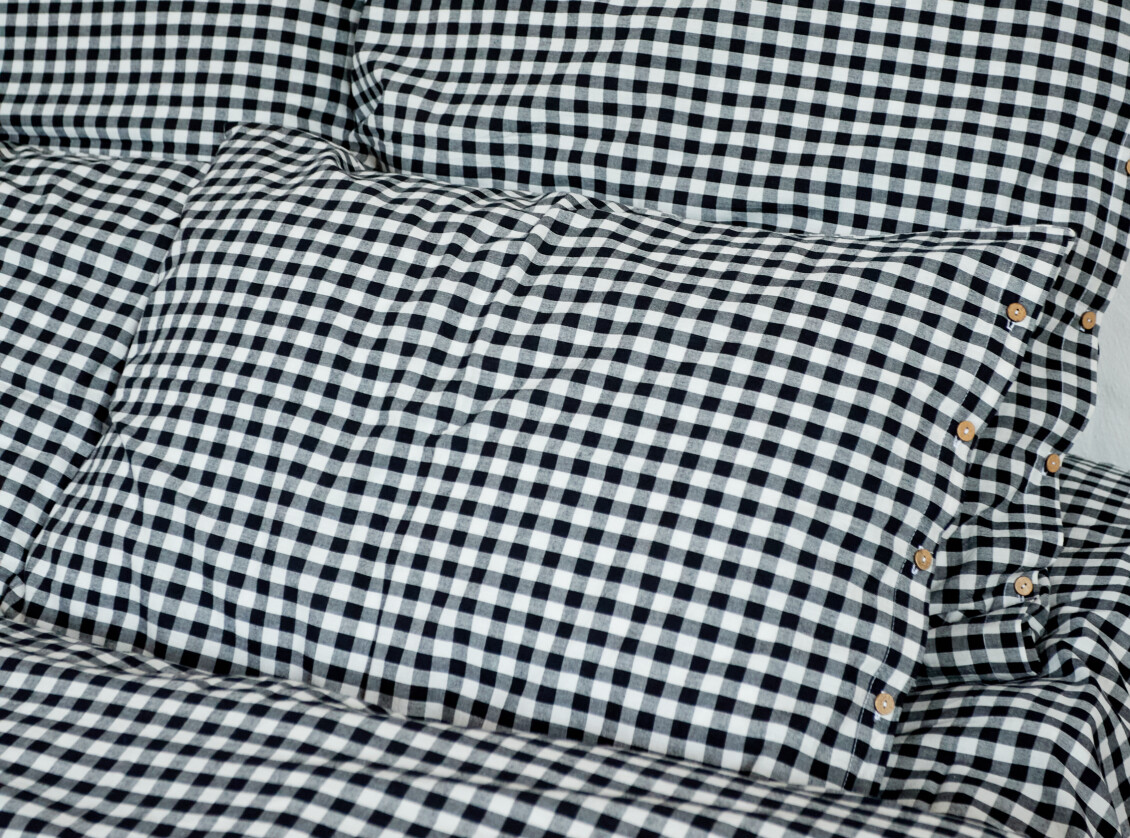 Black and white gingham №4