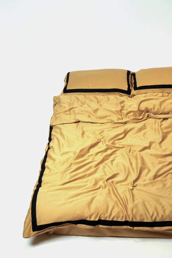Dark gold with black wide trim №4