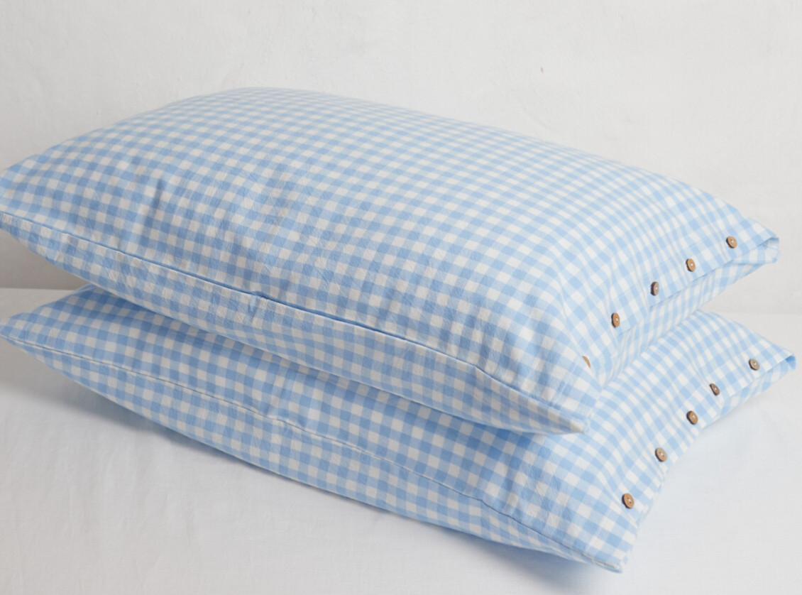 Light blue gingham №1