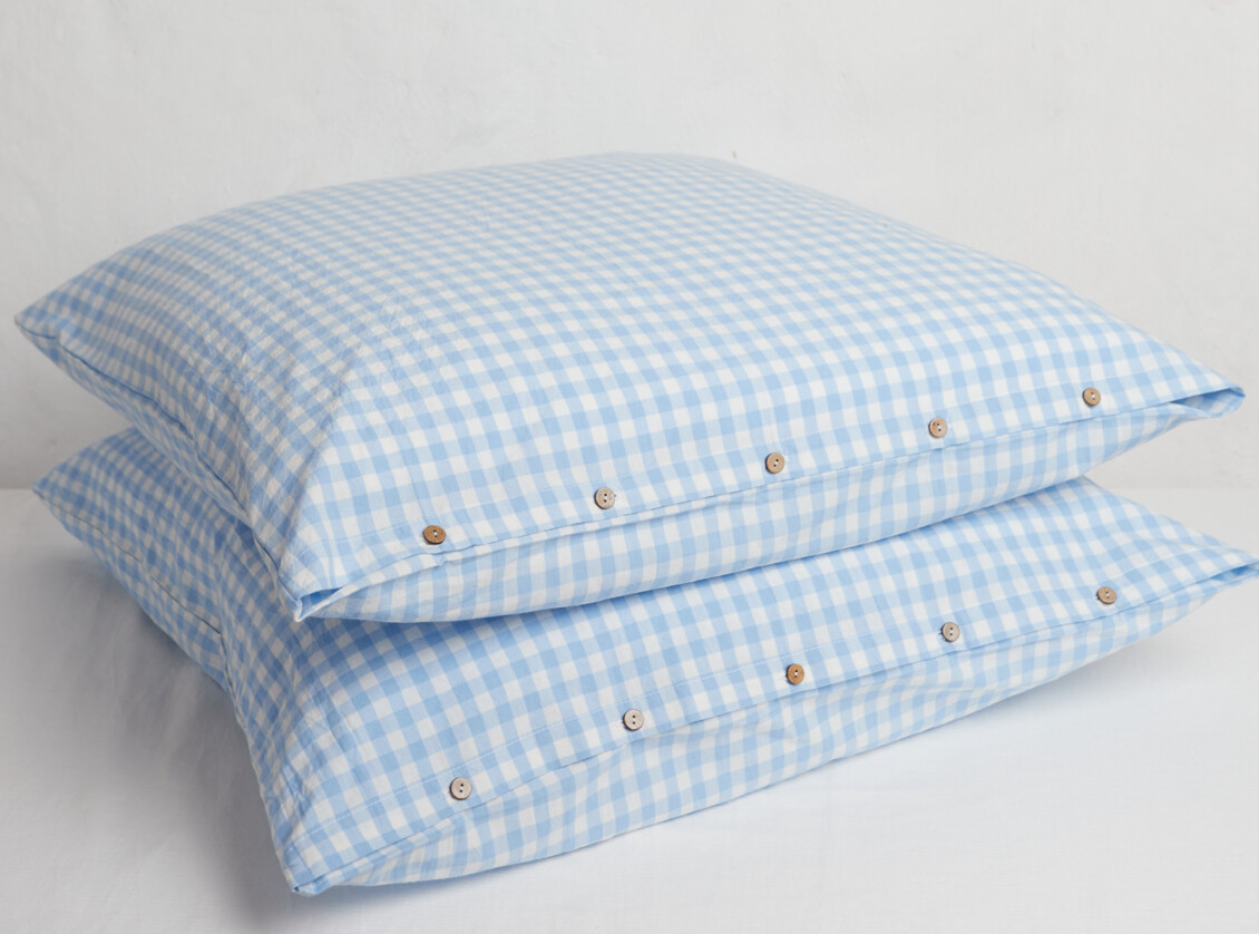 Light blue gingham №6