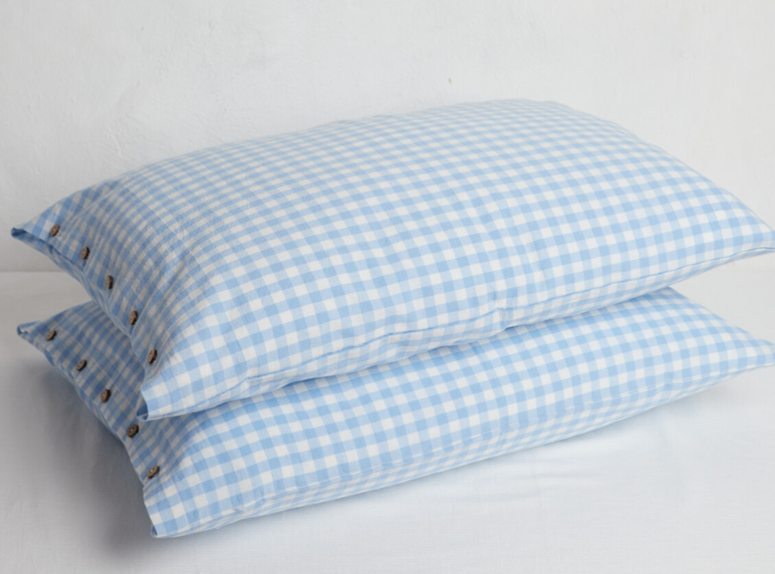 Light blue gingham №5