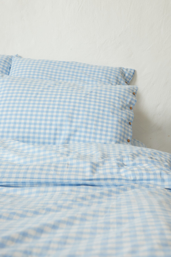 Light blue gingham №4
